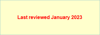 Last reviewed January 2023 Last reviewed January 2023